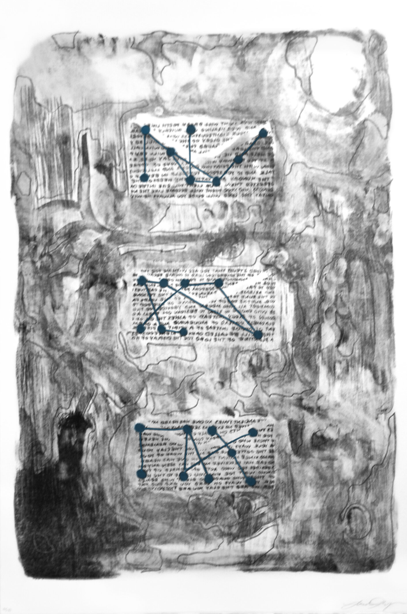 Linkage. 2011. Lithograph. 15” x 22 ½”. 9 remaining. $275.

18” x 25 ½” framed. $300.