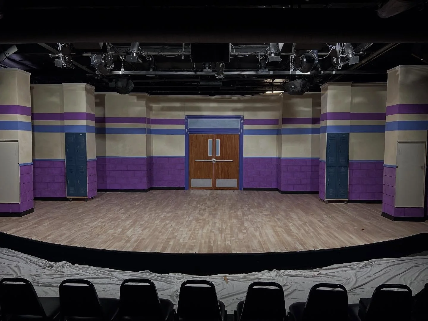 Finally getting around to posting spring and summer projects after moving! 

The Prom was such a fun one. Between the ridiculously heavy 7-Eleven sign and the hand painted gym floor, I would definitely say it was one of my more &ldquo;colorful&rdquo;