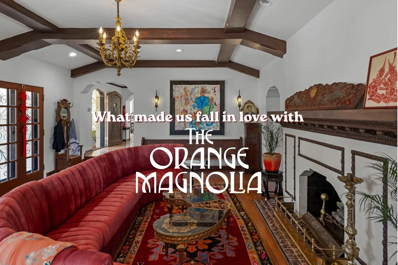 When we first looked at the historic tudor on Magnolia, there were so many things that had us instantly fall in love - the archways, the vintage tile, the historic details of the stairways, doors and chandeliers, the stone exterior. The list goes on.