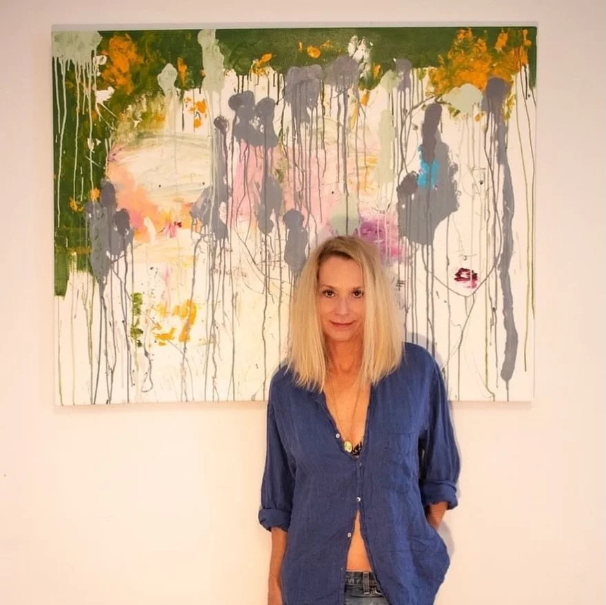 @elidecker is a contemporary artist based in Austin, Texas, known for her bold, brightly colored abstract faces and figures that explore emotional and psychological narratives. A self-trained, intuitive painter, her work is driven by an ongoing dialo