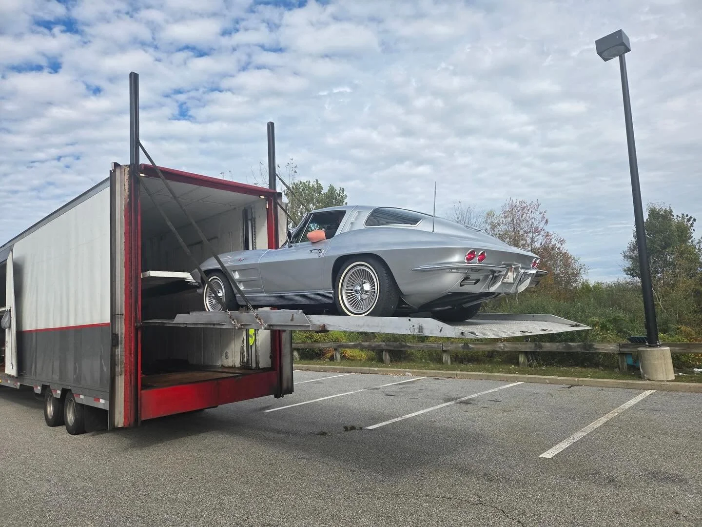 1963 Chevy Corvette 🩶 FL to MA 📍 For a great client and even better friend! 🤝