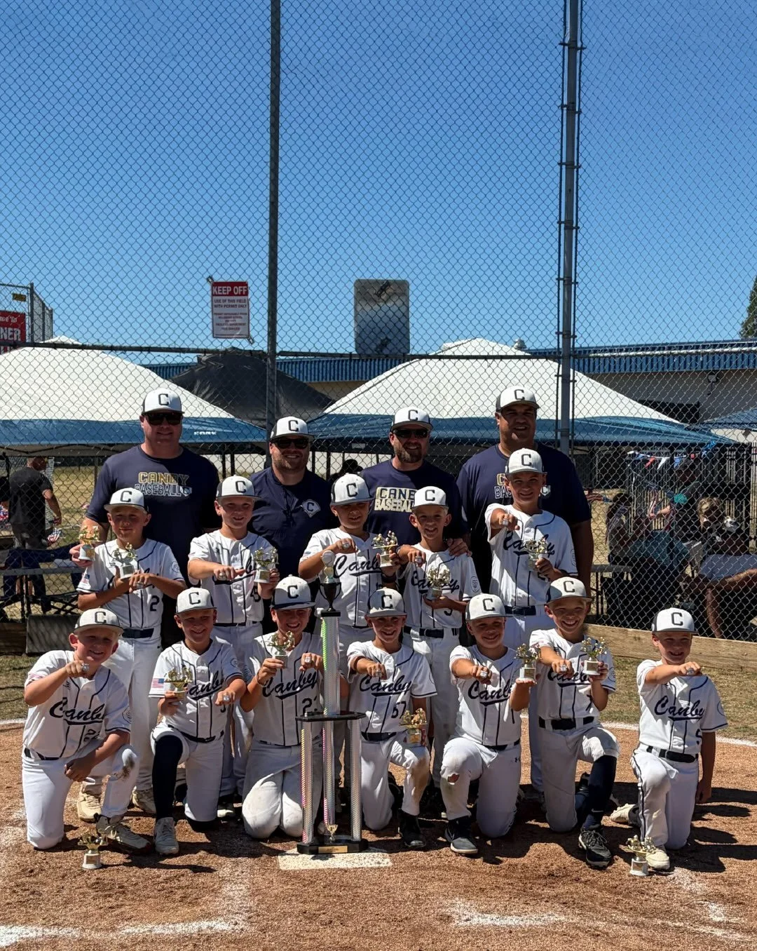 Canby Minor Fed team went 38-0 this season and took state for the first time in 12 years at this level! They gave up just one hit in the championship game against Nelson. Earlier in the season they won invitational tournaments at Canby, Estacada and 