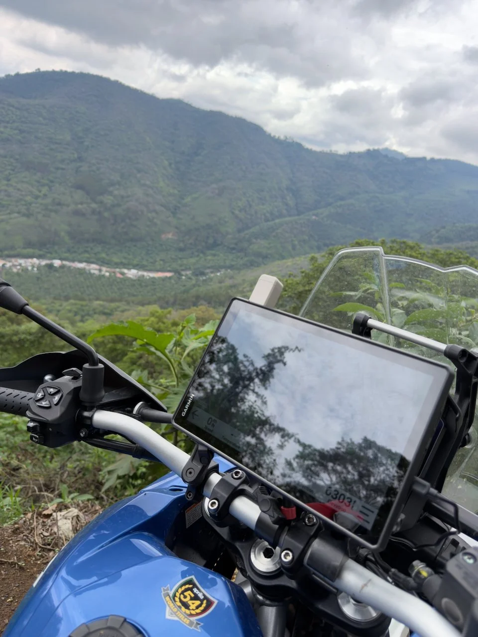 looking over the western highlands