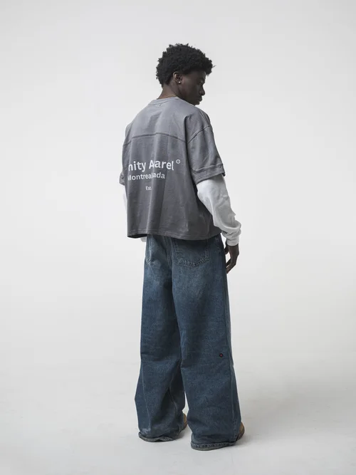 Three-quarter ecommerce fashion photography highlighting clothing fit and product styling