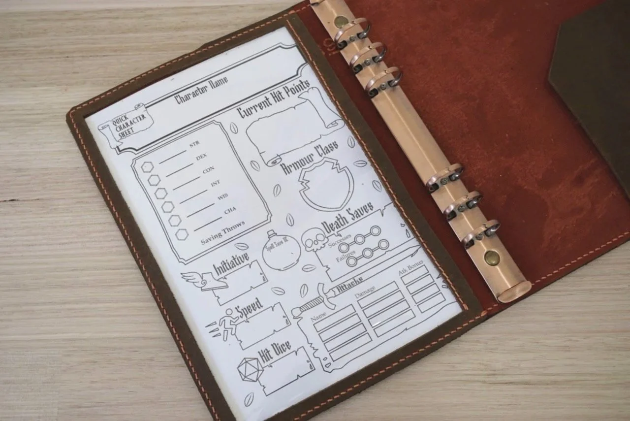 Custom D&D Character Pages