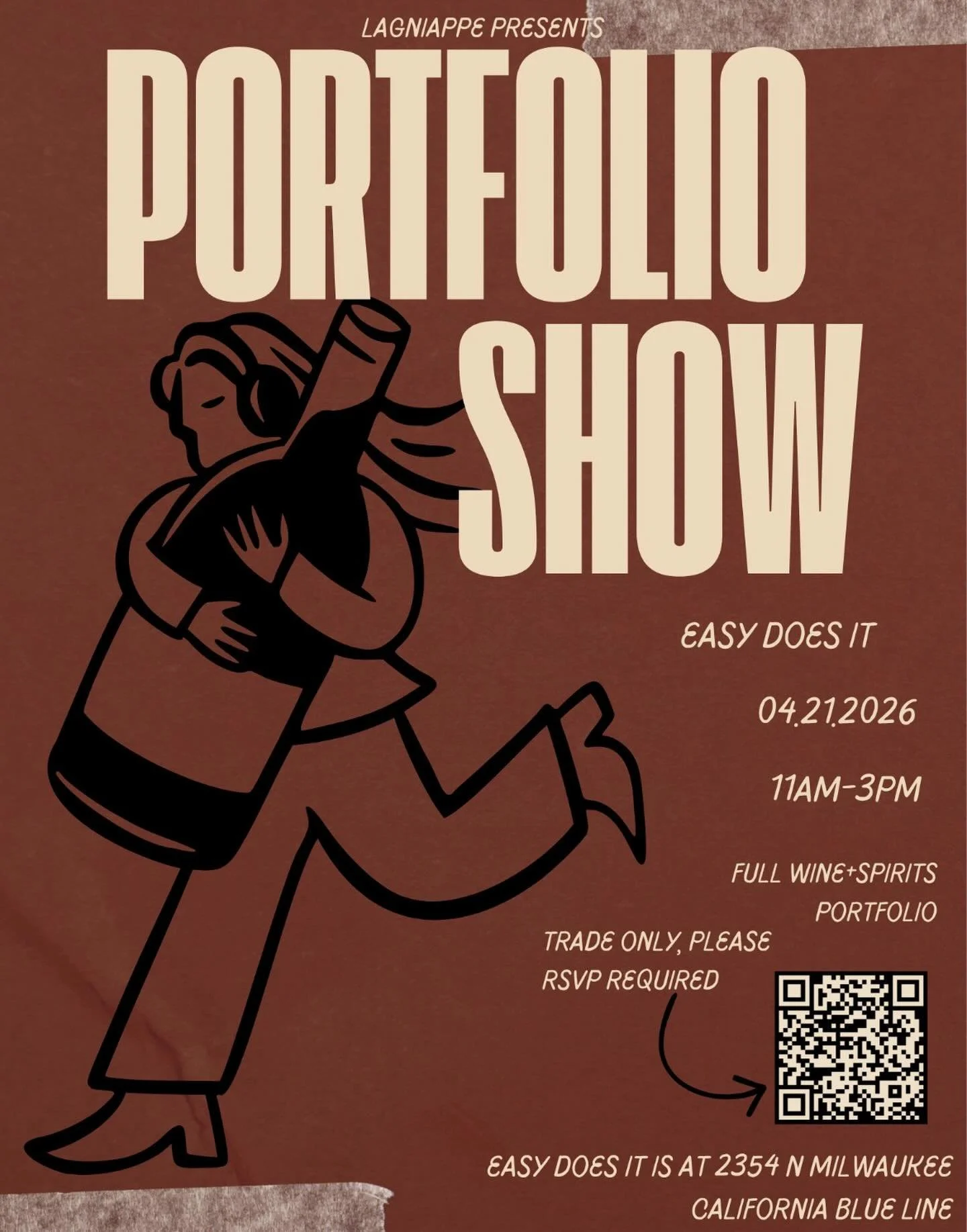 Join us this Tuesday 4/21 - 11a-3pm at Easy Does It for our 2026 Portfolio Tasting! 
Meet dozens of our producers and representatives - 200+ wines and spirits to taste. 
Trade only 
RSVP at the link in bio.

SEE. YOU. THERE.