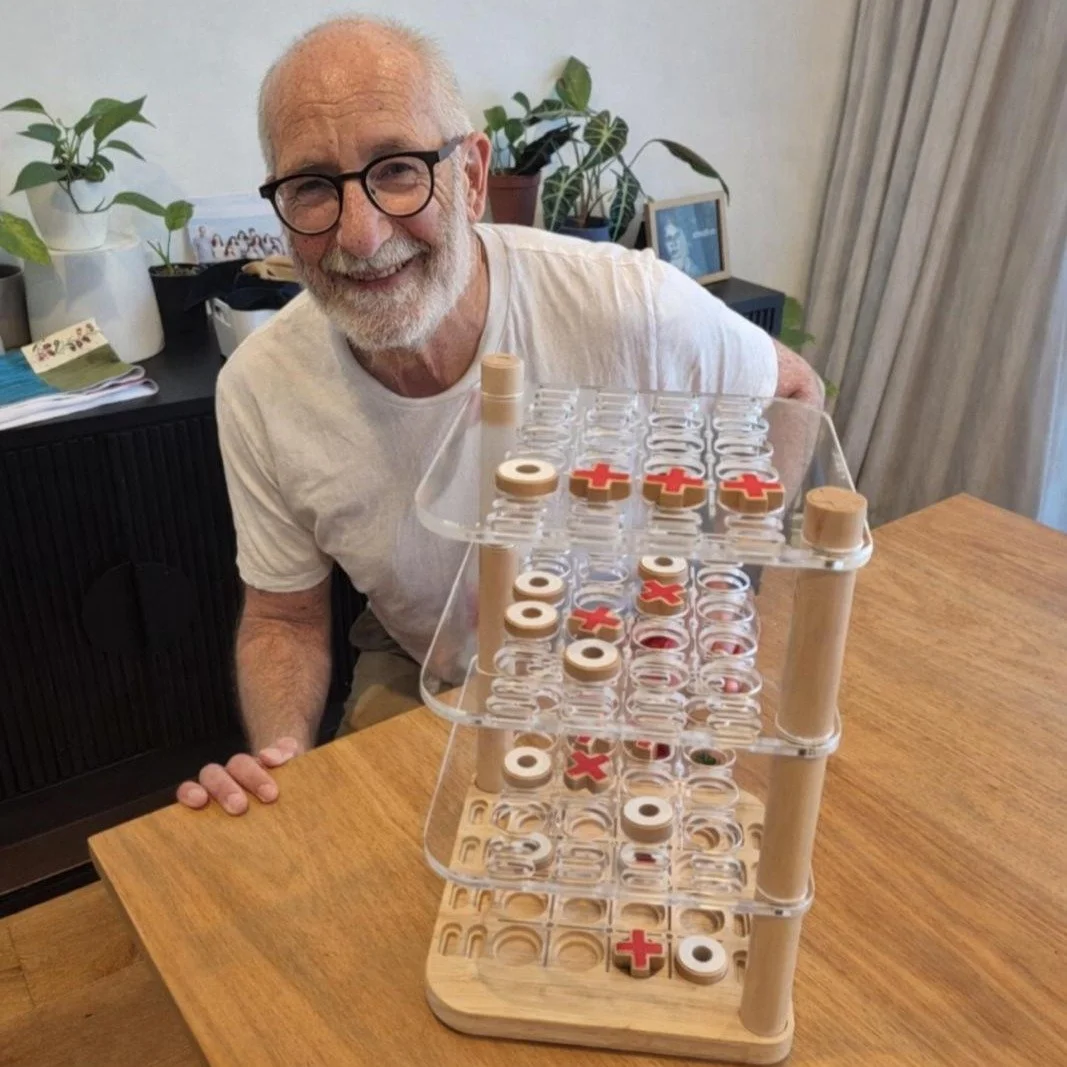 A mate heard me get called 'gramps' and went to work with some AI. I haven't seen the last of this photo

#TTJ #TicTacJoeGames #Takeover #TicTacTakeover #4Dtictactoe #4Dnoughtsandcrosses #4dimensionaltictactoe #4dimensionalnoughtsandcrosses #boardgam