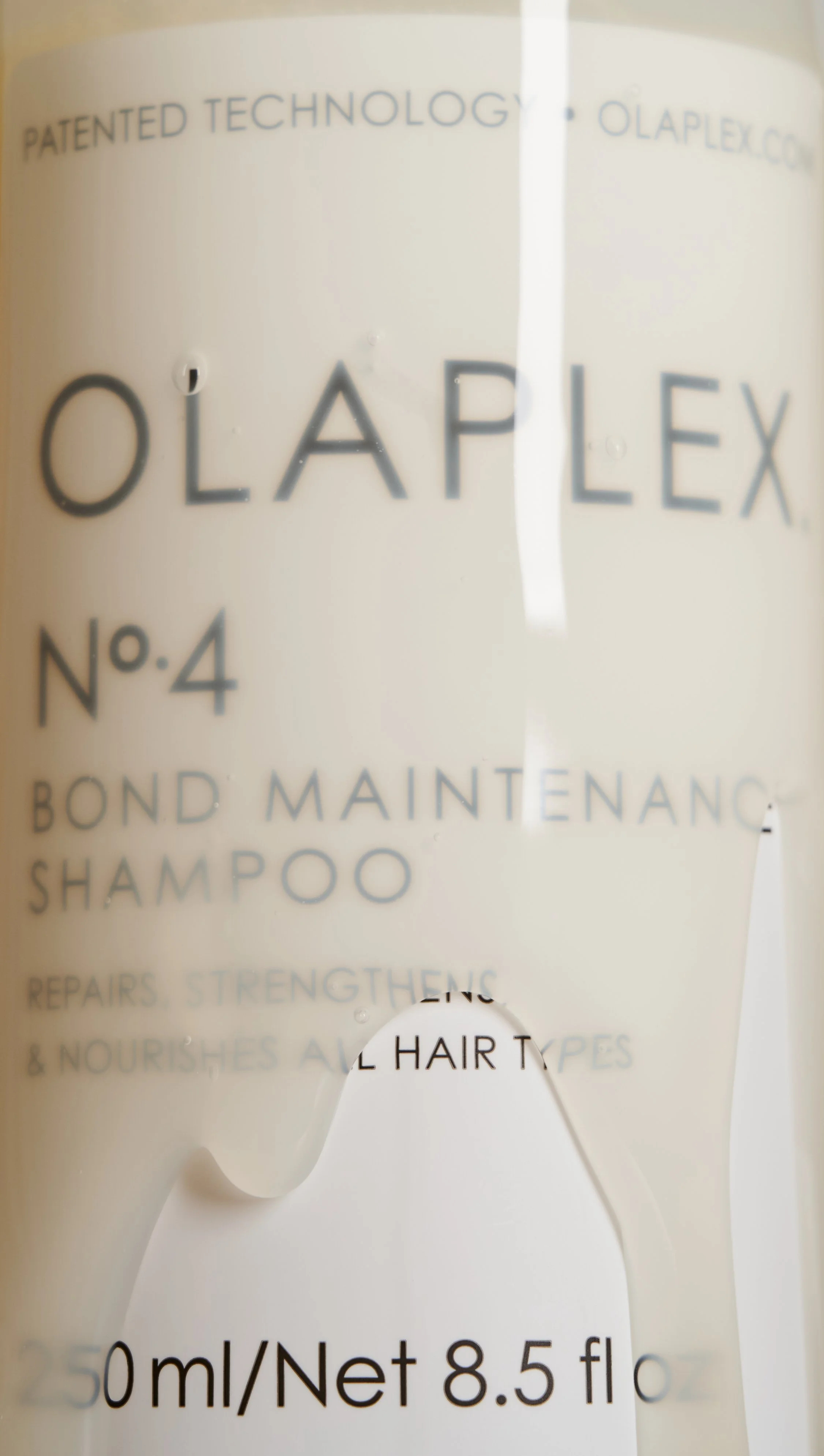 Olaplex No. 4 Shampoo Bottle (Up Close)