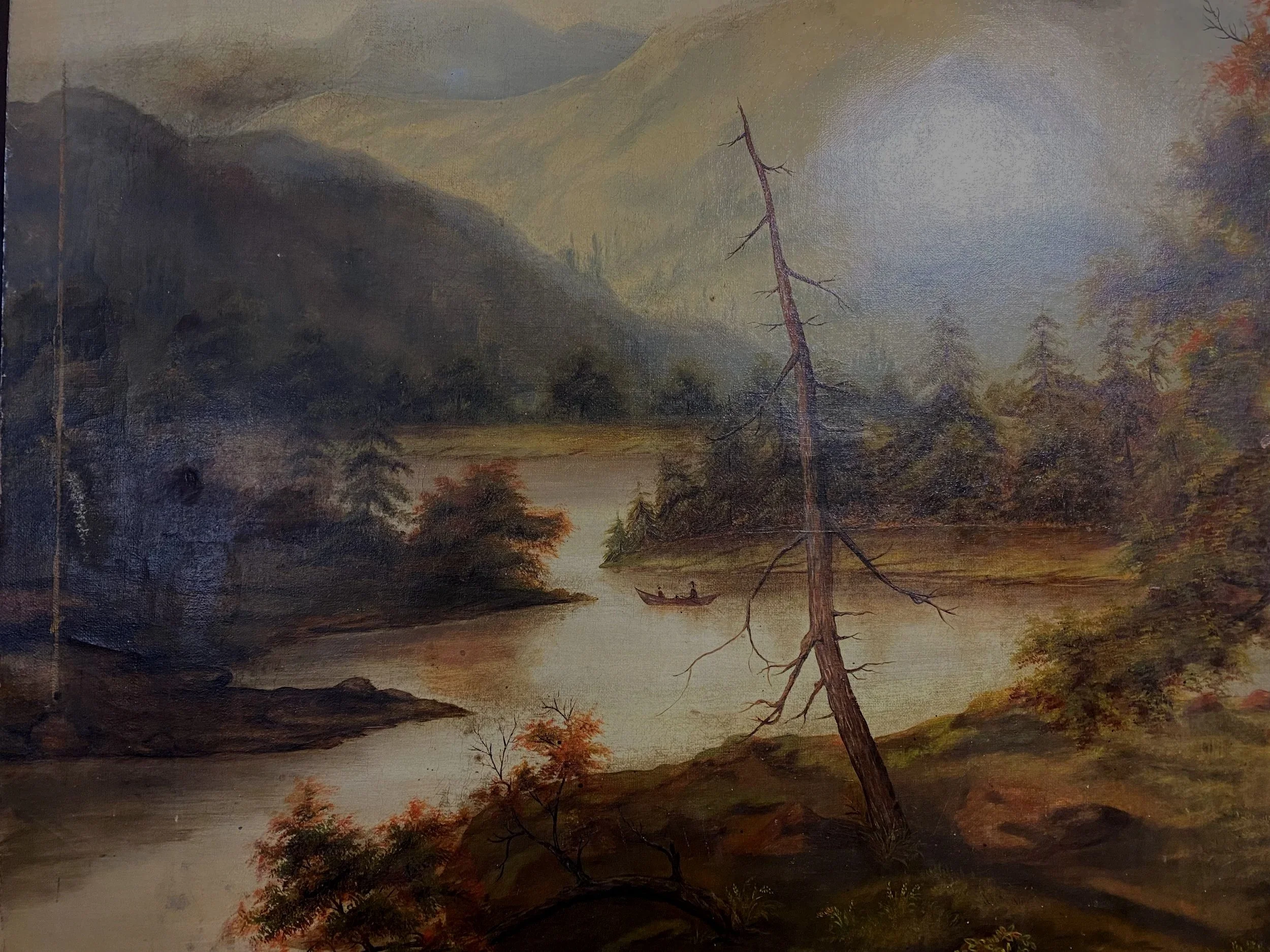 Landscape Oil Painting, Provenance Unknown