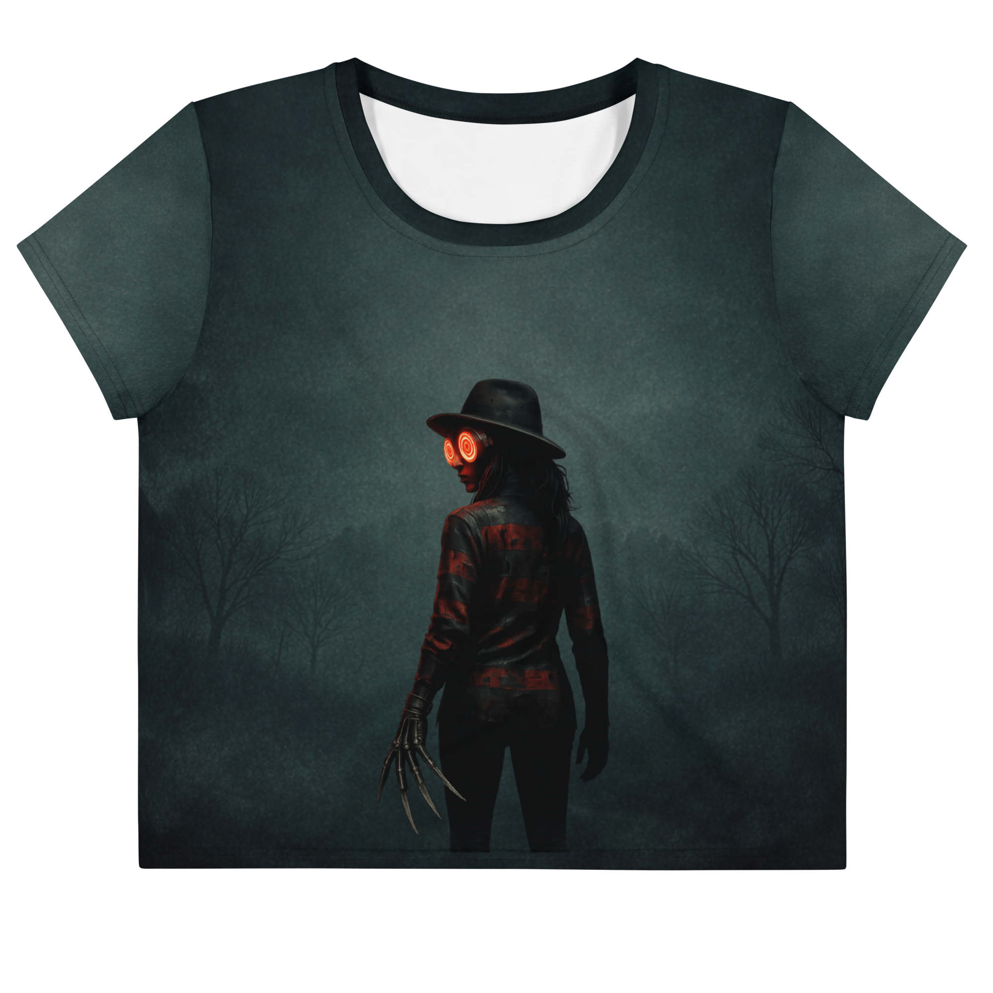 AOP Crop Tee | Nightmare