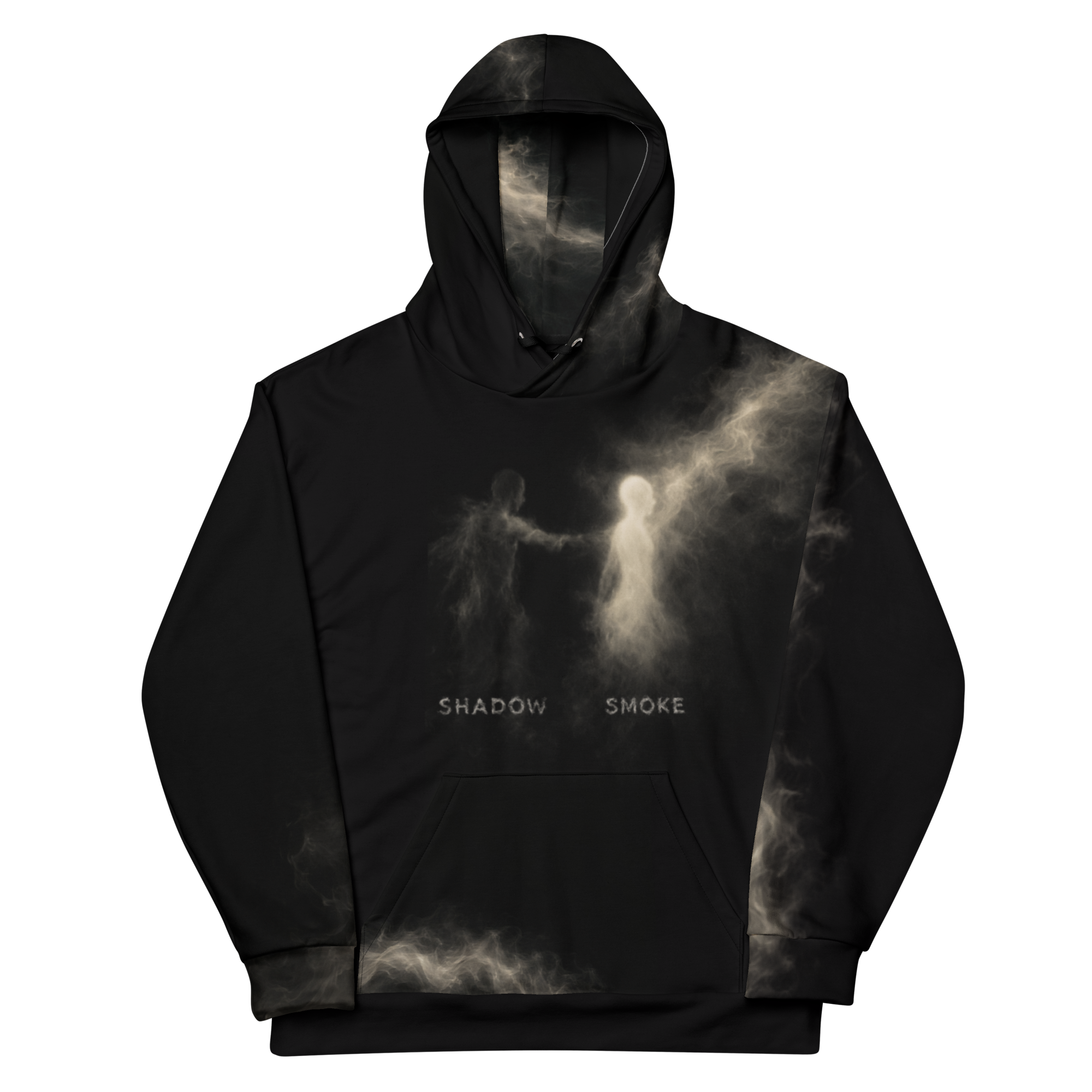 CloudSoft Graphic Hoodie | THE SPACE BETWEEN | Shadow to Smoke