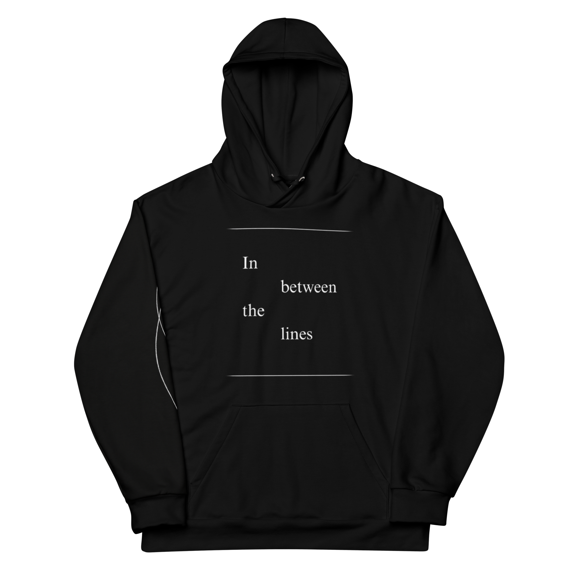 CloudSoft Graphic Hoodie | In between the lines | Paperback Cover Replica