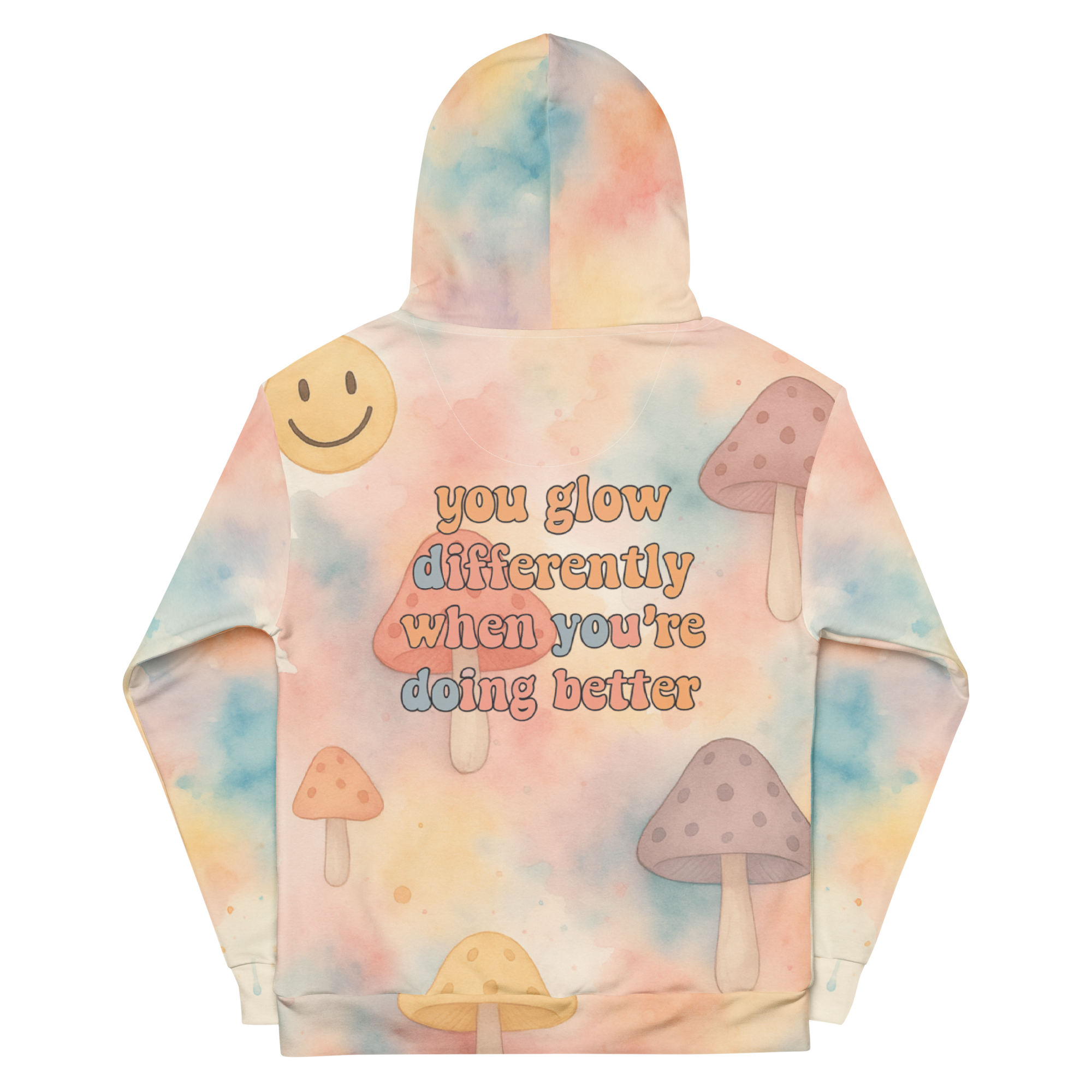 CloudSoft Graphic Hoodie | YOU GLOW DIFFERENTLY