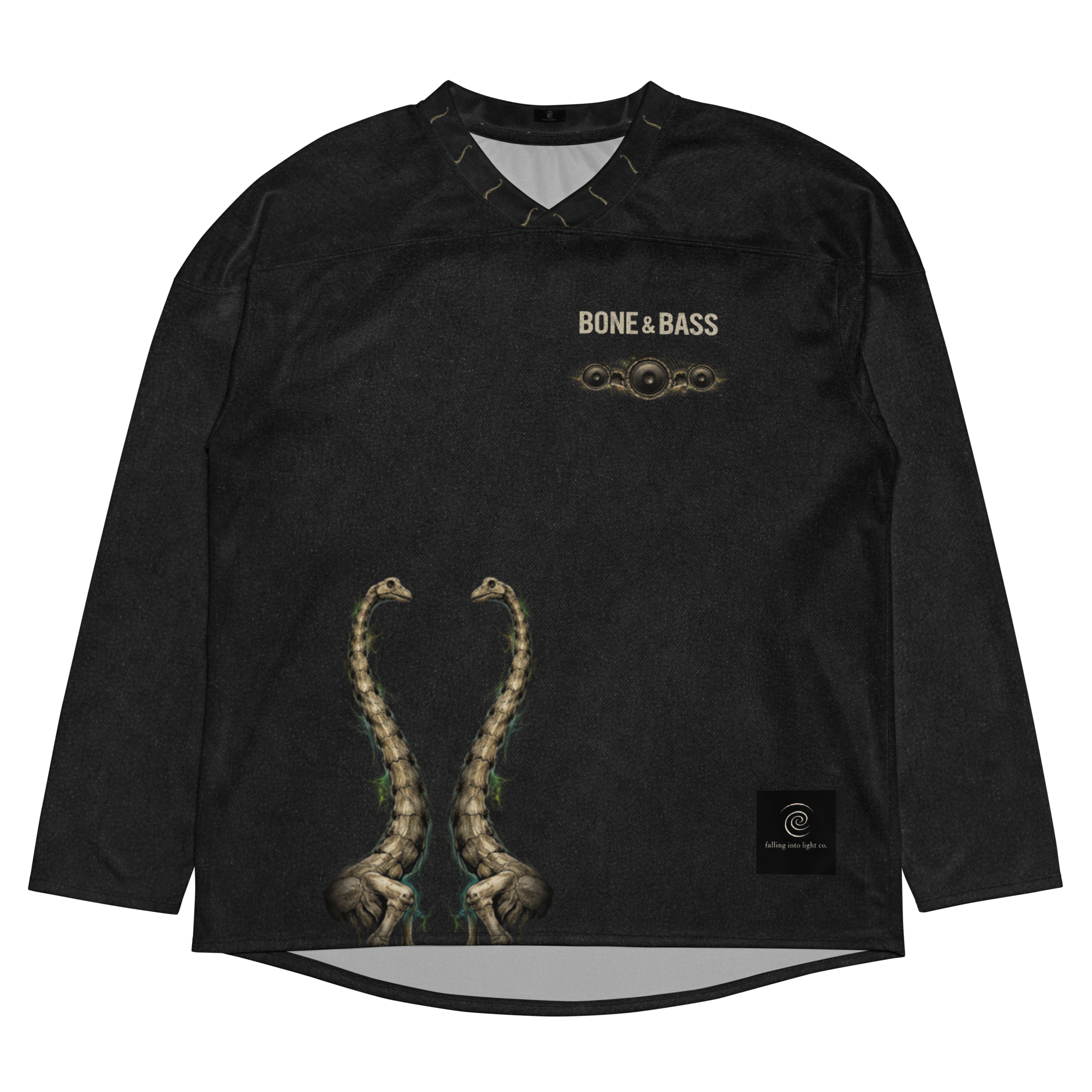 Rave Hockey Jersey | Bone & Bass™ | Brachiosaurus Heart