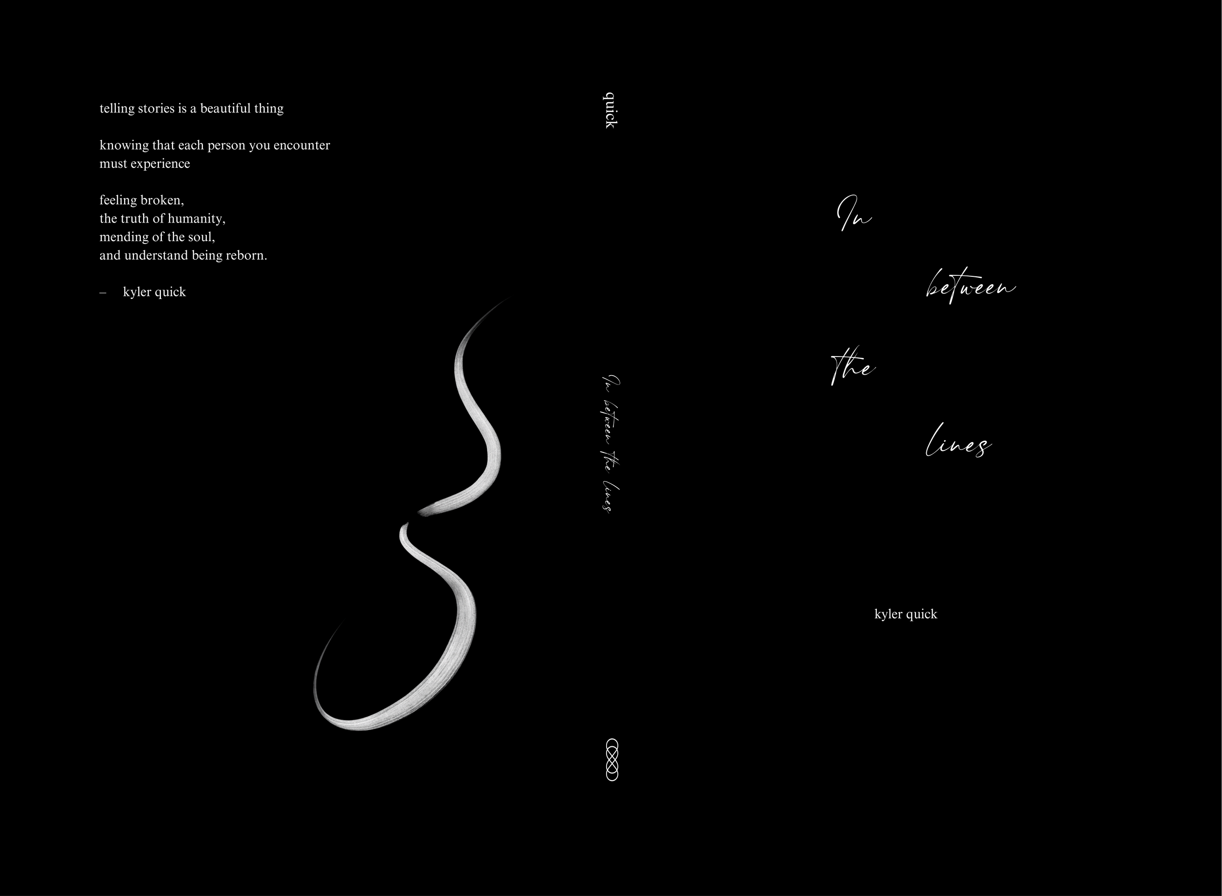 In between the lines | Digital Poetry Collection | Color Hardcover Edition