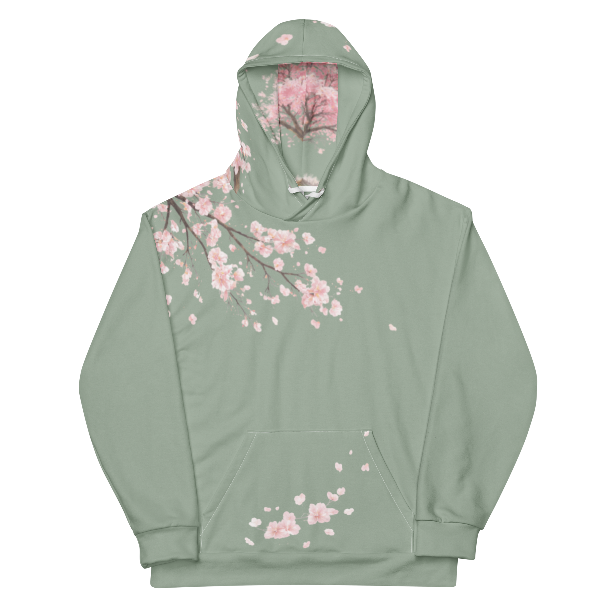 CloudSoft Graphic Hoodie | Cherry Blossom Tree
