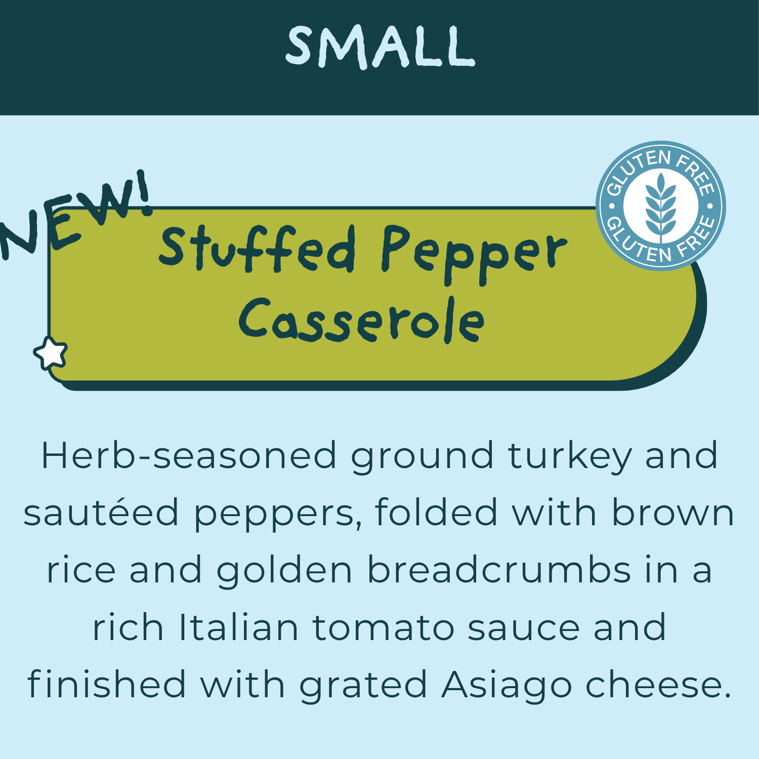 Small Stuffed Pepper Casserole: Feeds 1-2