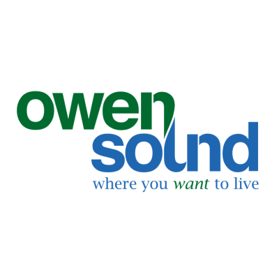 Owen Sound logo with the tagline 'where you want to live'