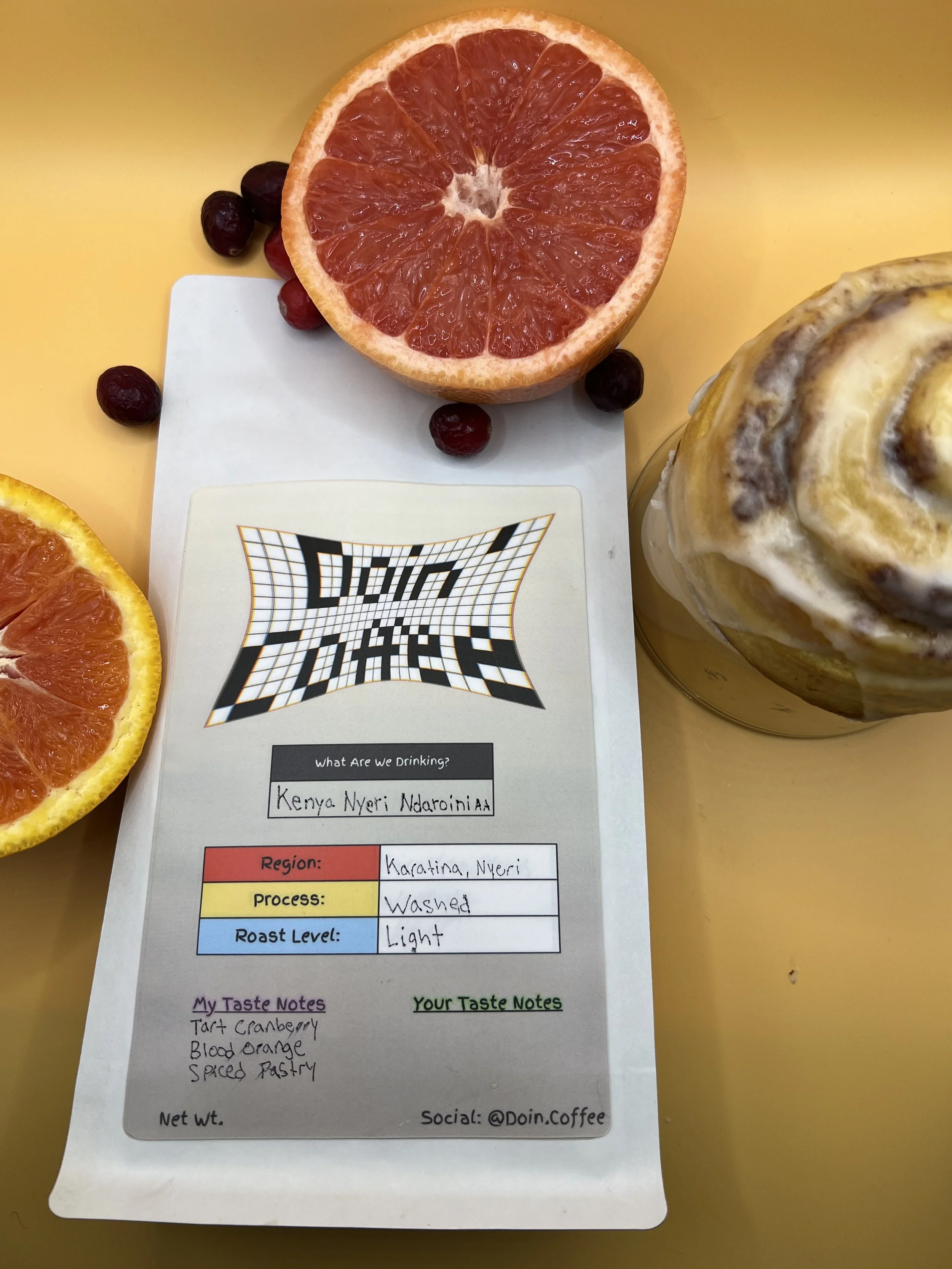 Kenya Nyeri Ndaroini AA (Light Roast)