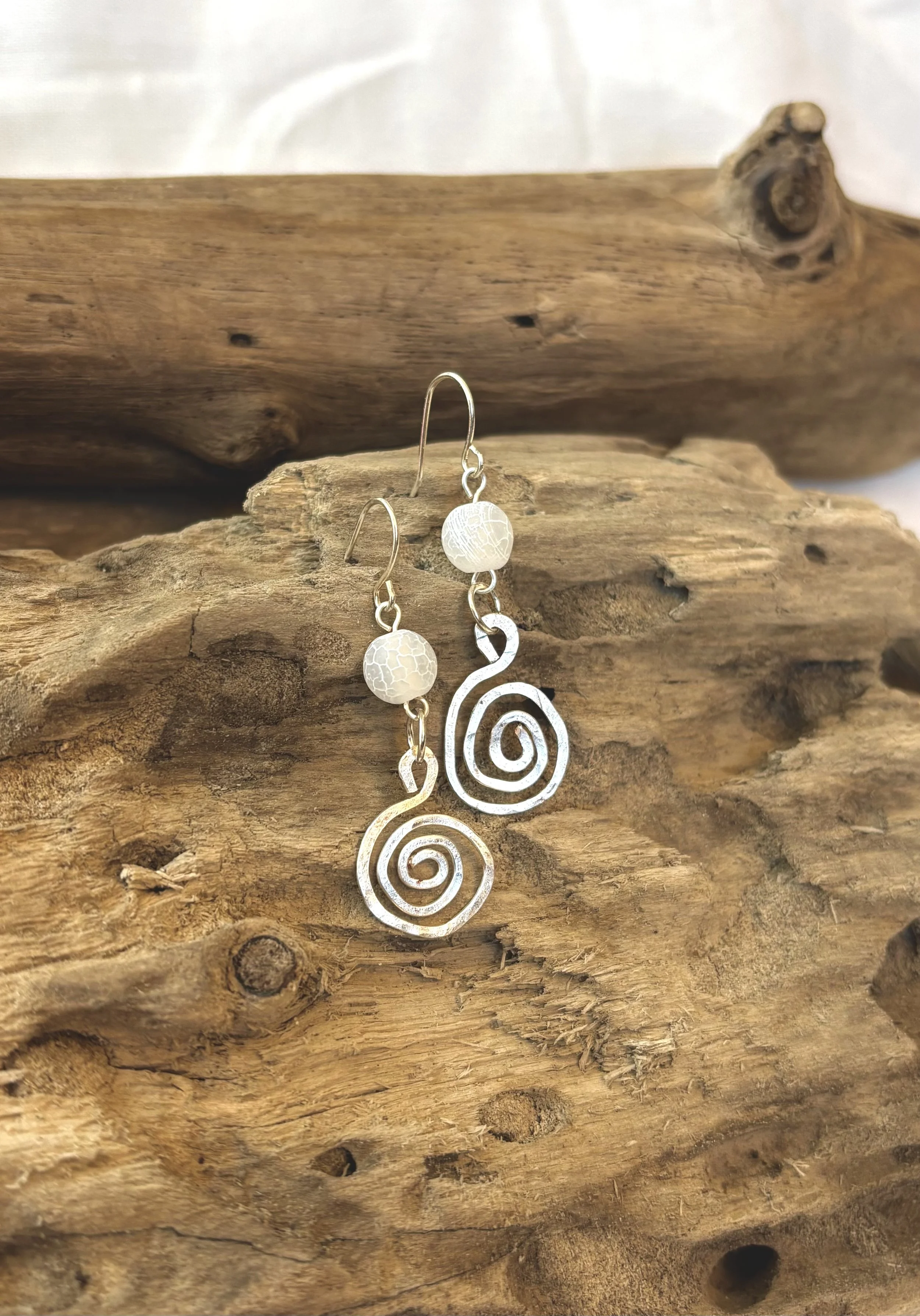 White Agate Mini Swirls