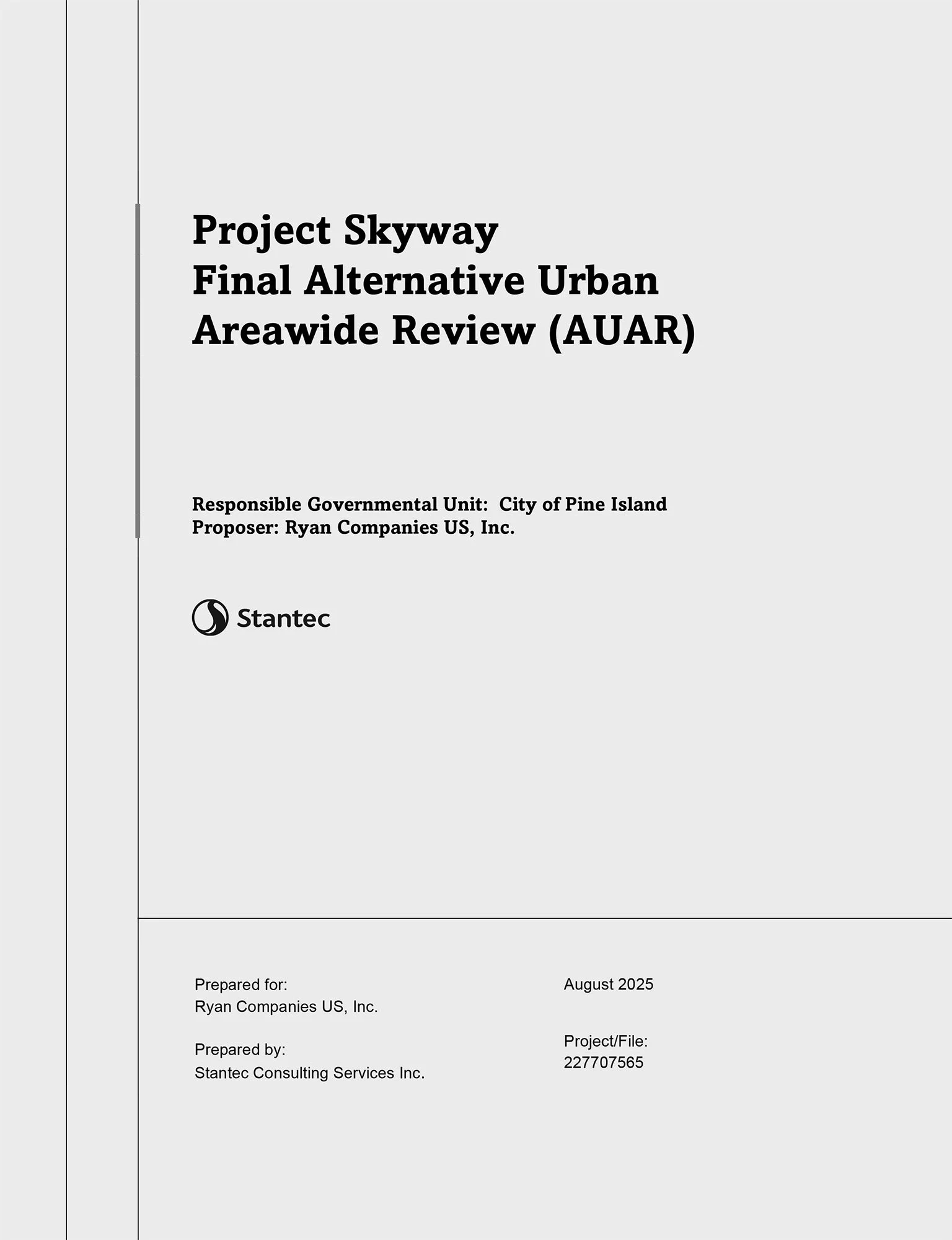 Project Skyway FINAL AUAR