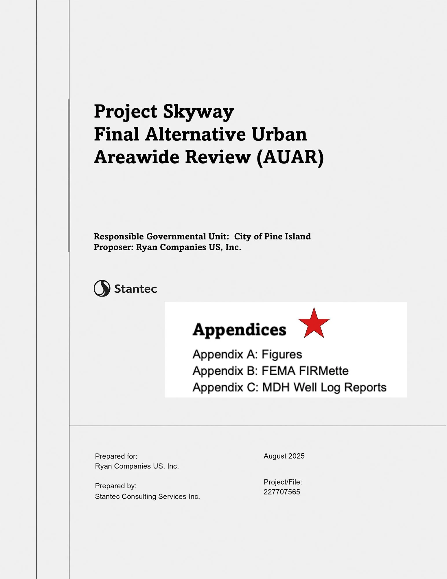 Final AUAR-Appendices A,B & C