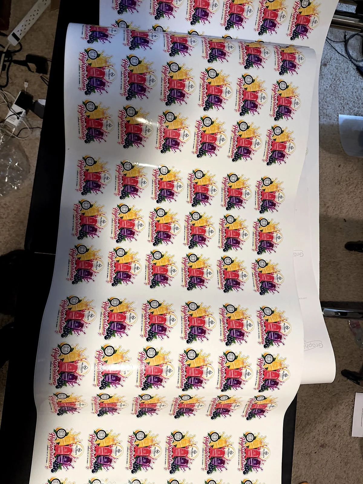 Highspirations full-color sticker roll