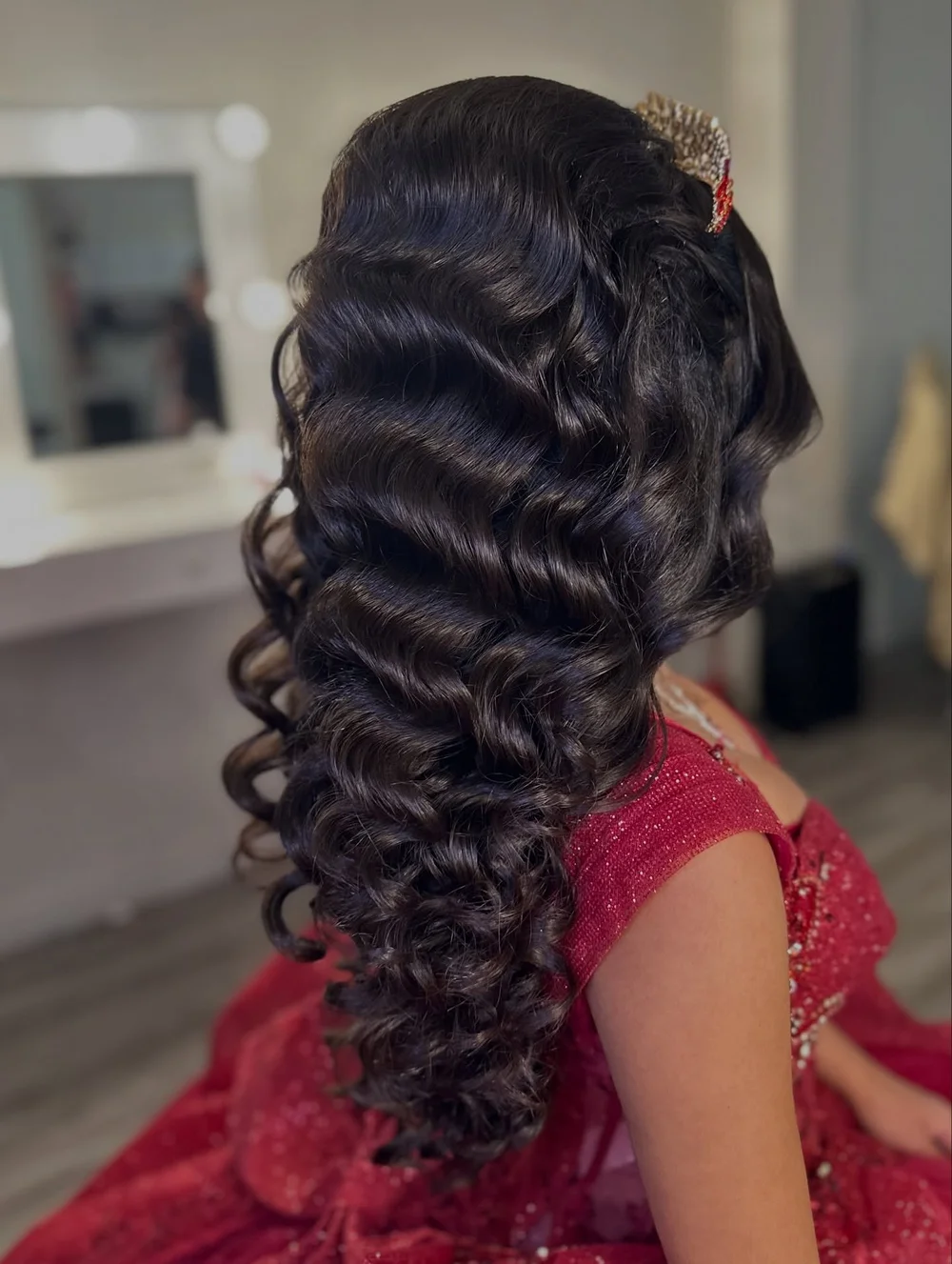 Bridal beauty look