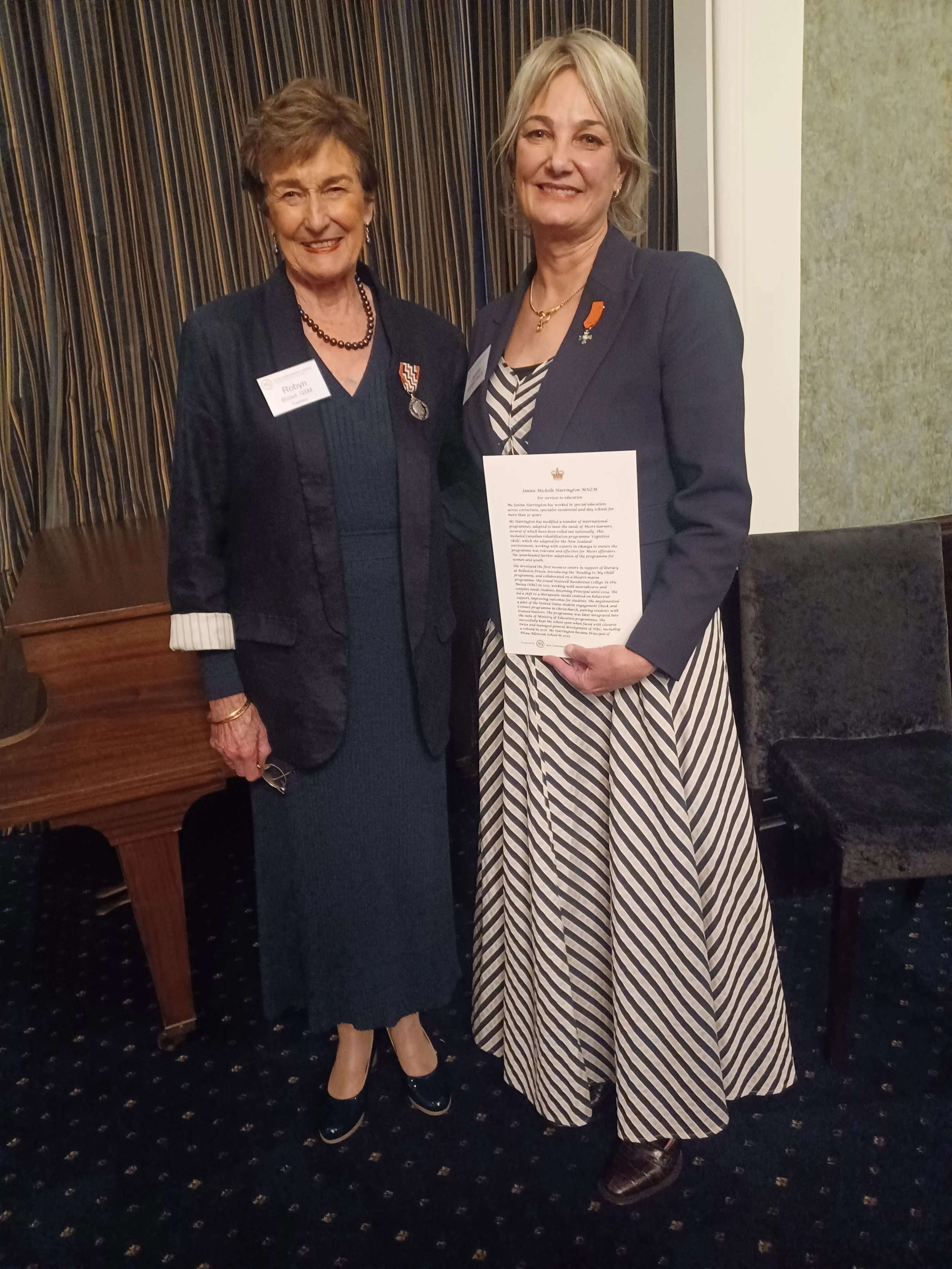 King's birthday honours recipient
