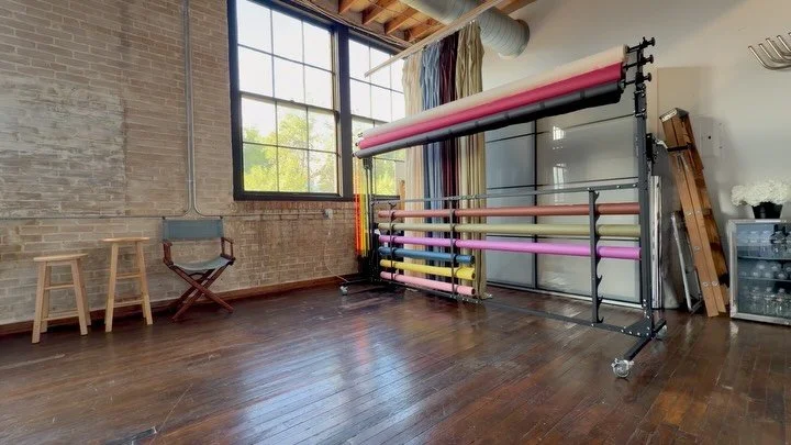 What&rsquo;s next at Buena Vista Studio&hellip;

We&rsquo;re introducing our new mobile backdrop and curtain system designed to give photographers and creatives even more flexibility while creating in the space.

This season&rsquo;s curtain collectio