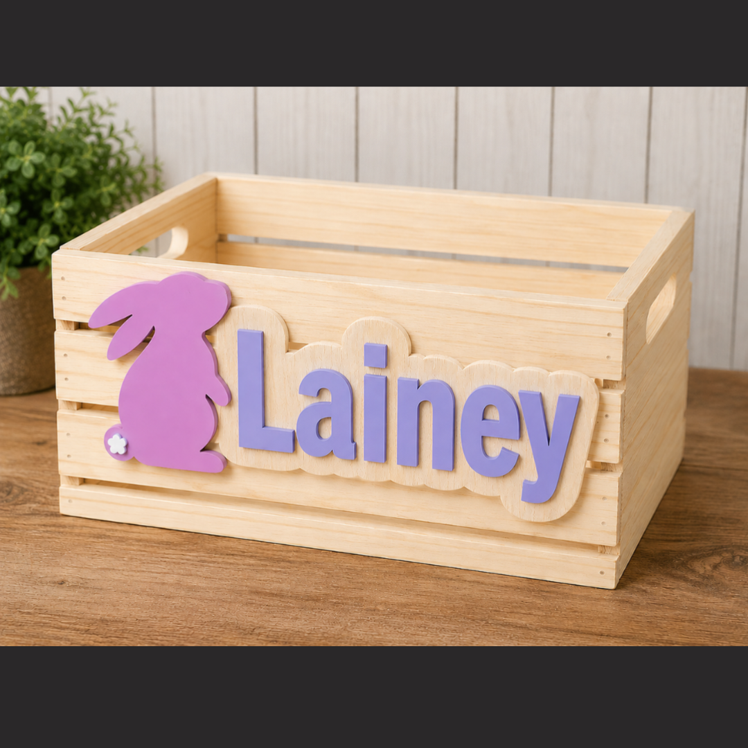 Easter Bunny Name Sign