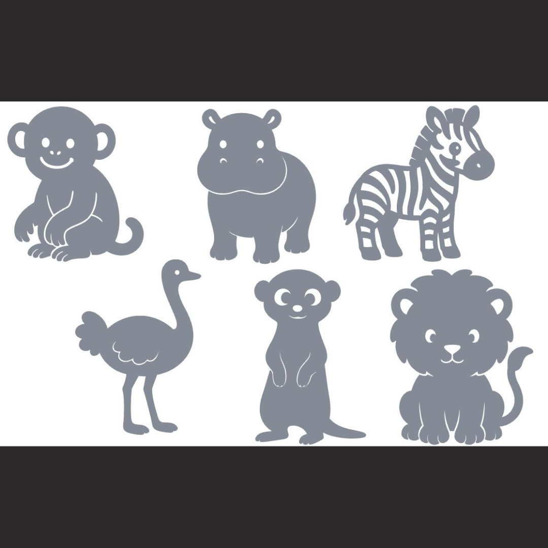 Safari Animals Wall Decor Pack