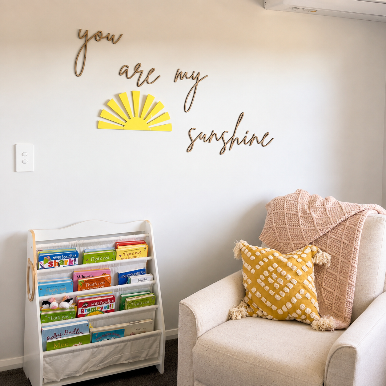 You are my sunshine timber wall script