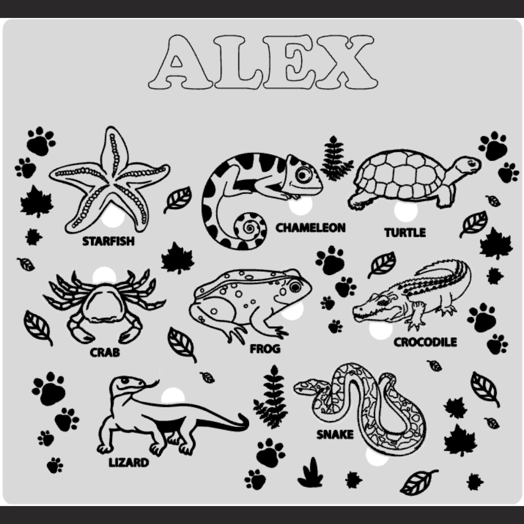 Personalised wooden activity puzzle