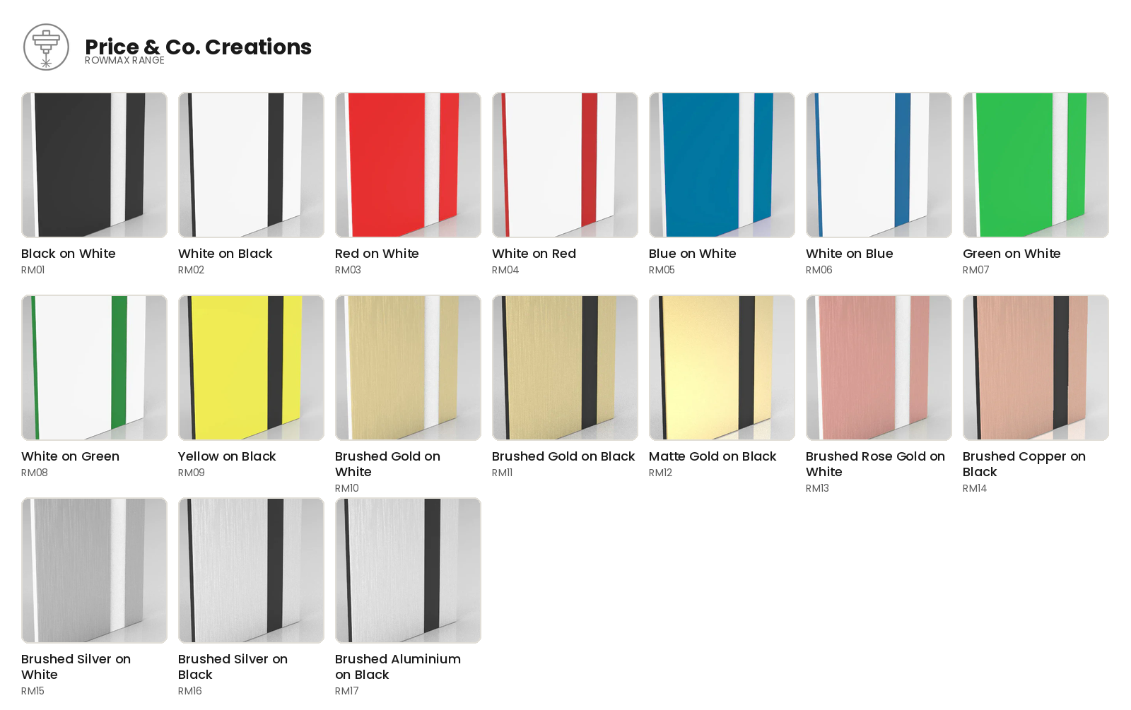 Rowmark Specialty Materials