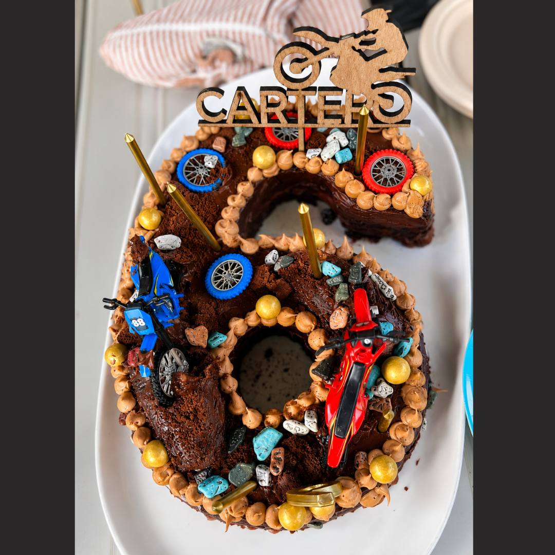 Motorbike Cake Topper
