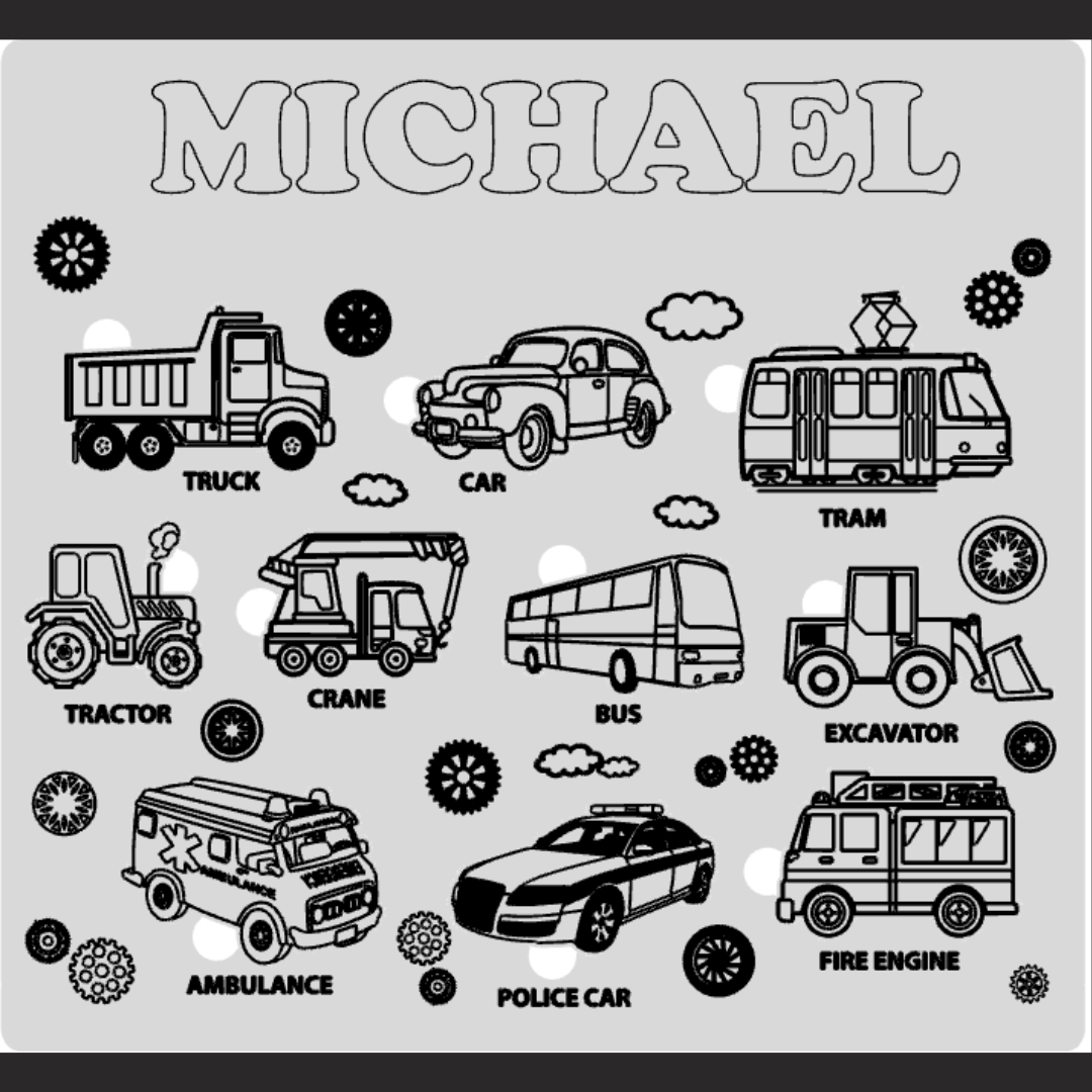 Personalised wooden activity puzzle