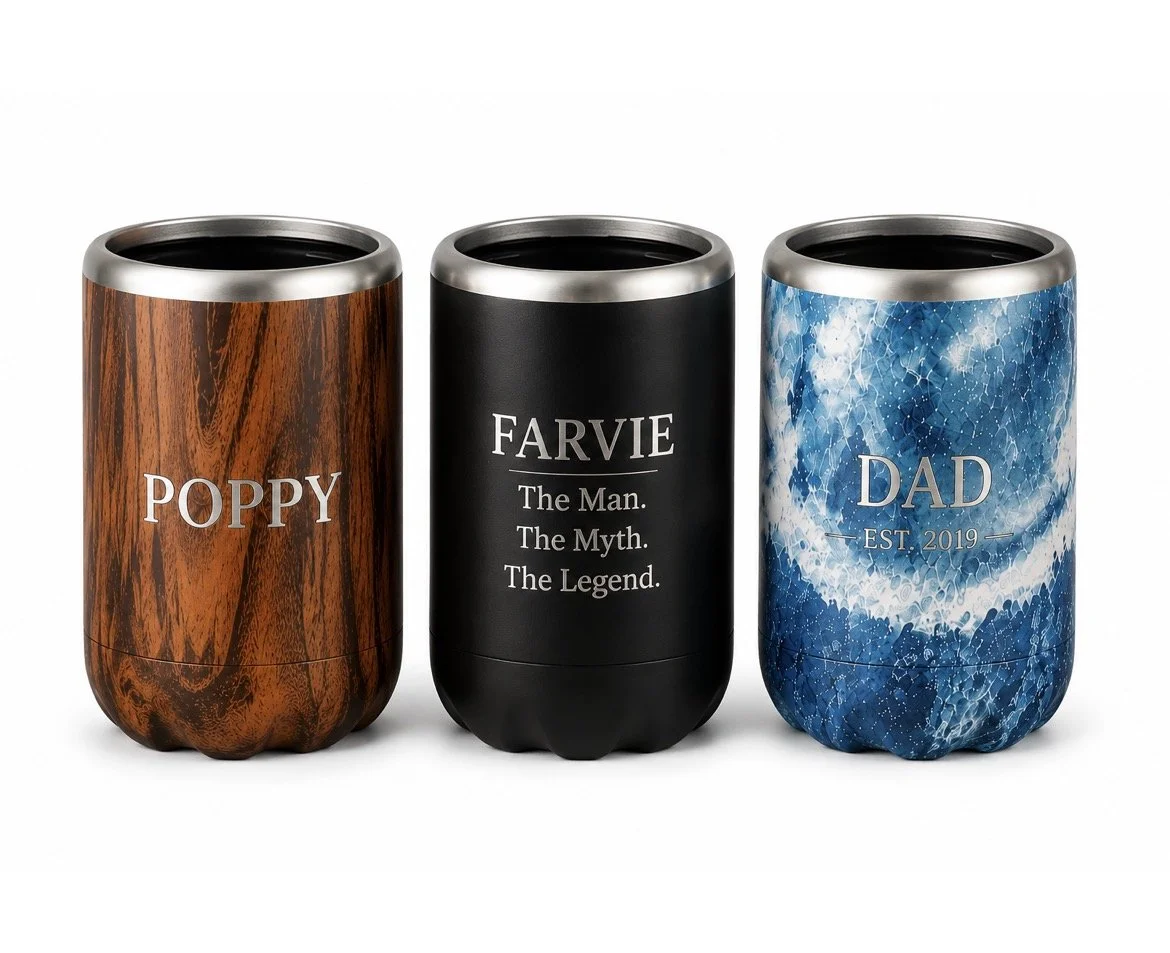 Personalised Stubby Cooler — Father's Day Gift