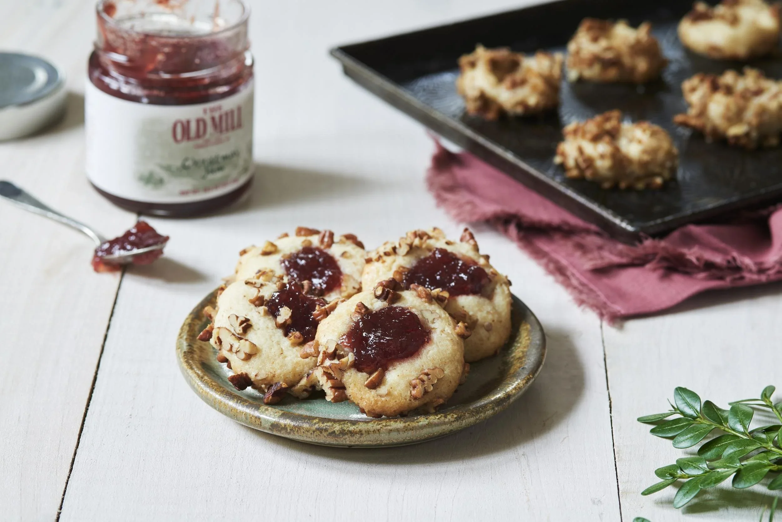 Christmas Jam Thumbprints