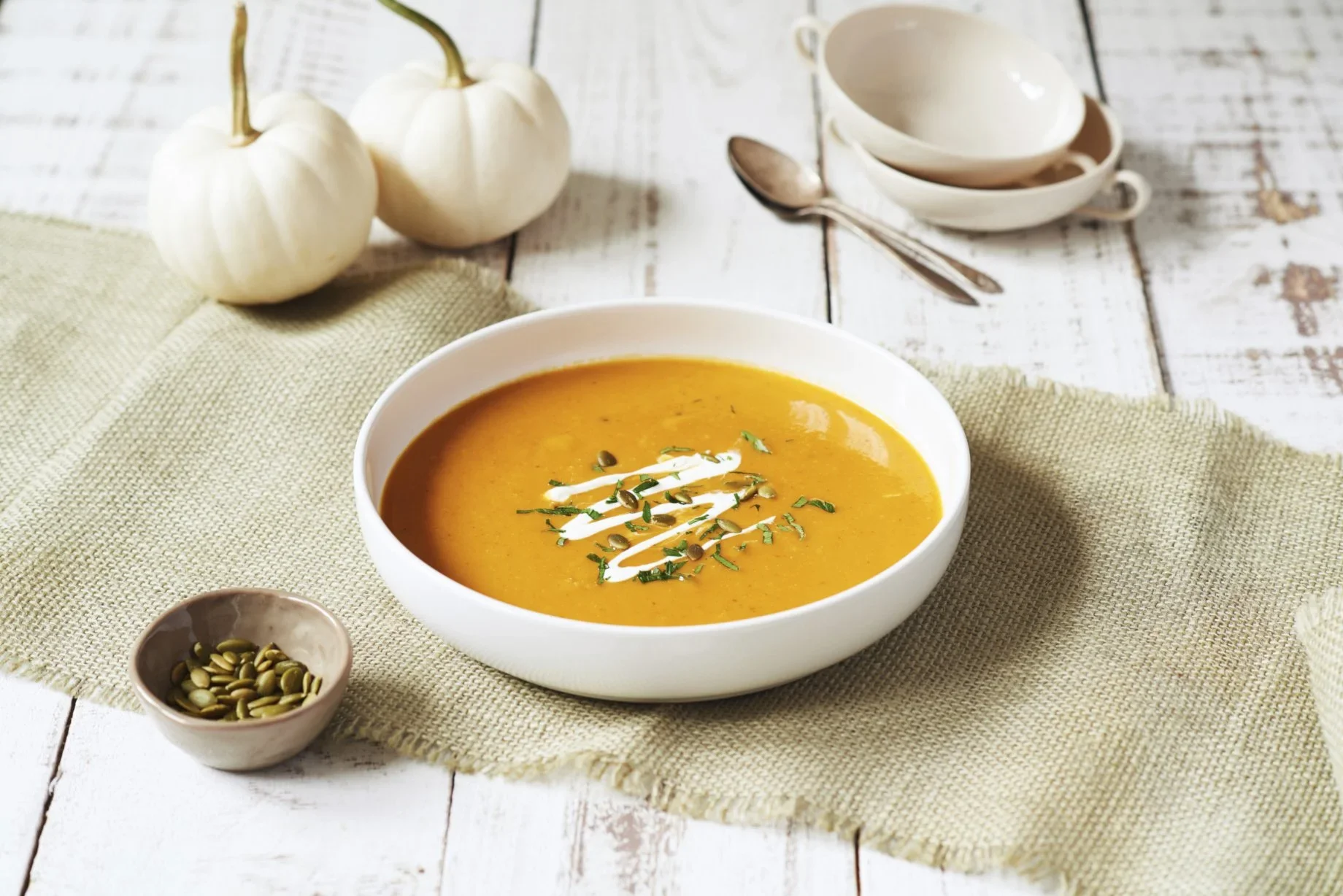 Sweet &amp; Spicy Pumpkin Soup