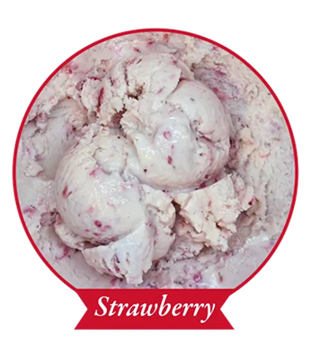 Strawberry ice cream