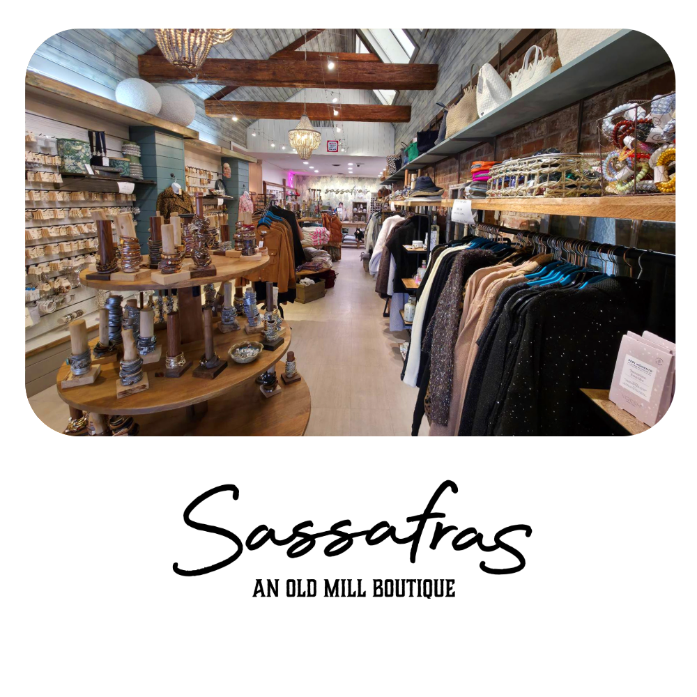 Logo for Sassafras - An Old Mill Boutique