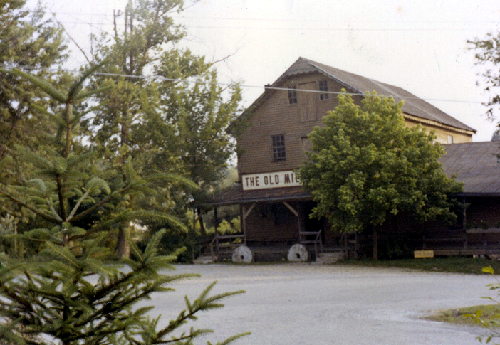 Historic color photo of The Old Mill from the 1970's