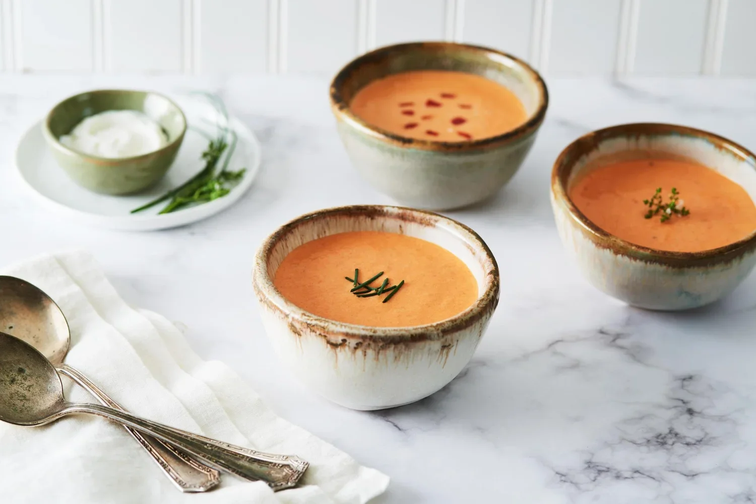 Chilled Roasted Red Pepper Soup Recipe