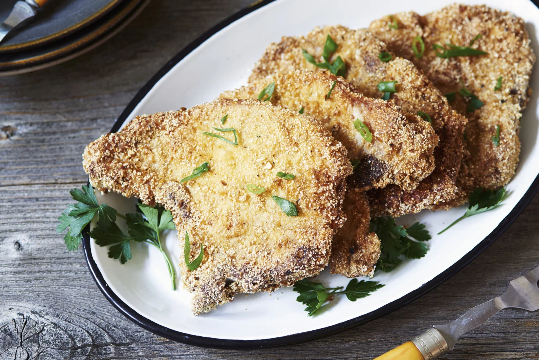 Popcorn Meal Pork Chops