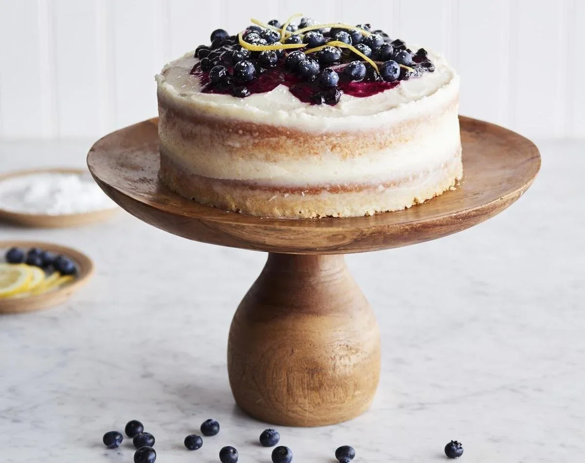 Lemon and Blueberry Layer Cake