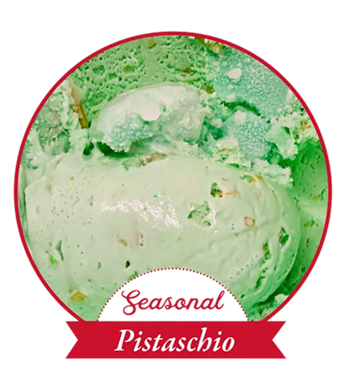 Pistachio ice cream is a seasonal favorite here in Pigeon Forge