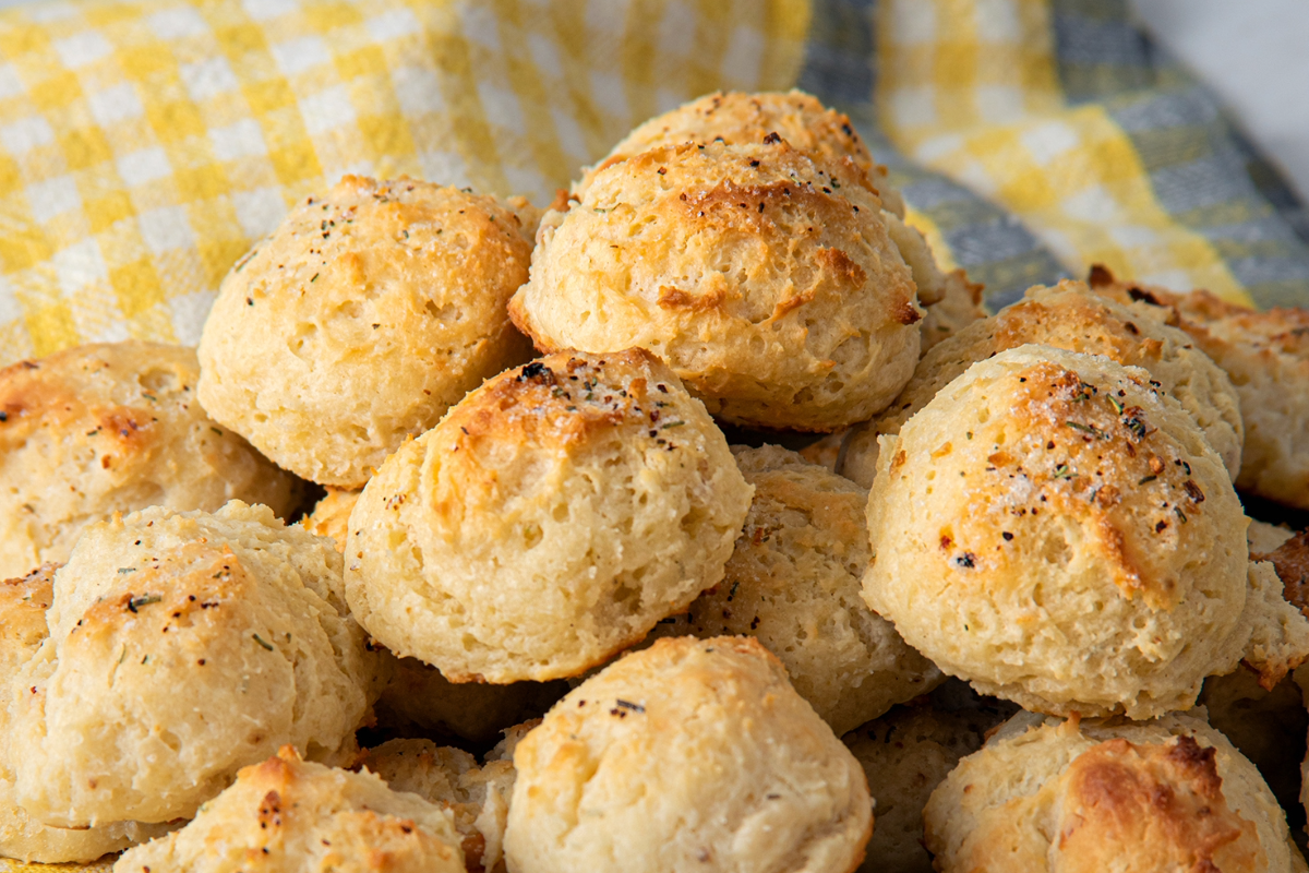 Sour Cream Herb Drop Biscuits