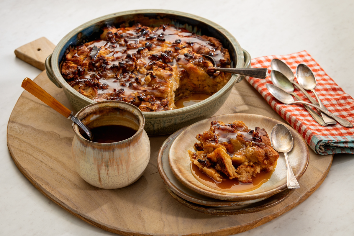 Sorghum Bread Pudding