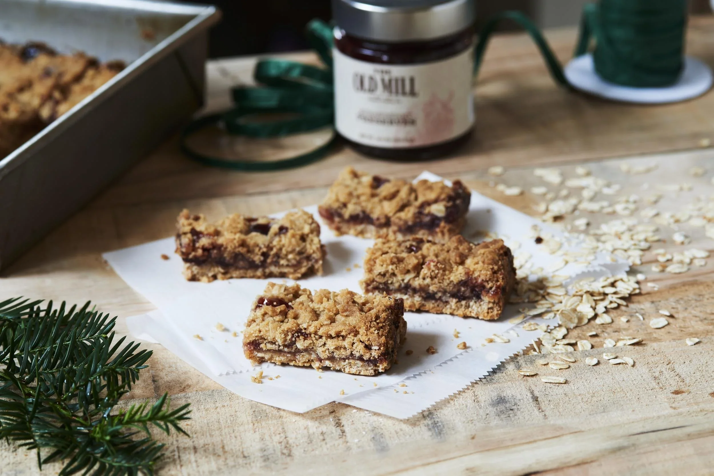 Jam Crumble Bars